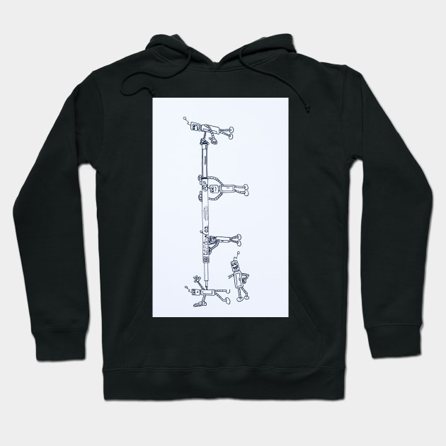 Favorite Robot Art Supply Hoodie by Soundtrack Alley